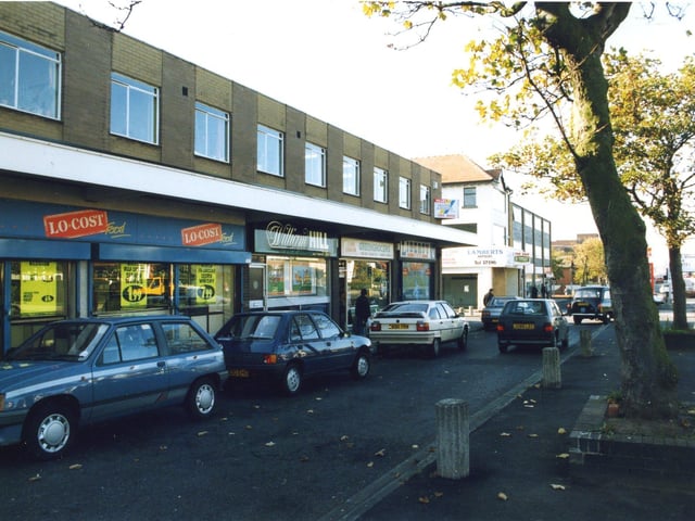 Talbot Road shops near the junction of Devonshire Road in 1993