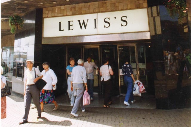 Lewis's in Bank Hey Street, 1992