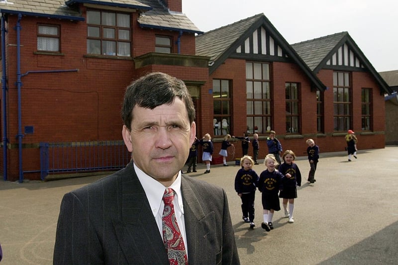 John Dawson who was headteacher at Burn Naze Primary School in 2001