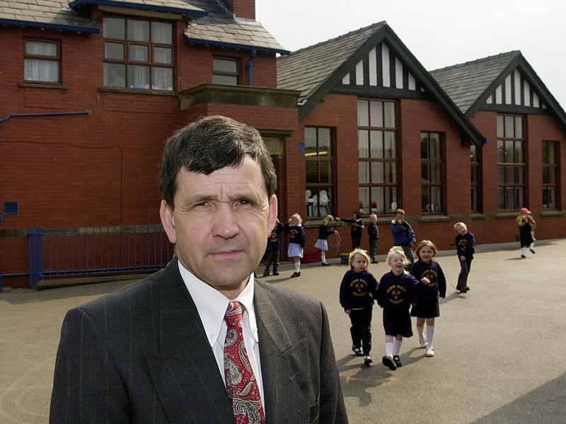 John Dawson who was headteacher at Burn Naze Primary School in 2001