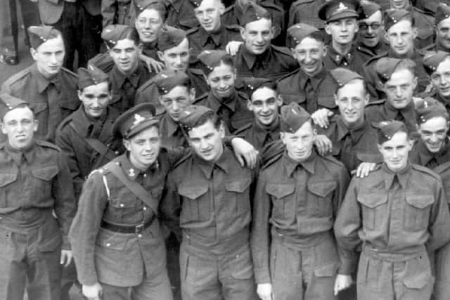 Members of the 137th (Blackpool) regiment