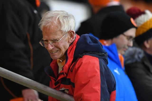Supporters watch on as the Seasiders stumble to a 2-1 defeat against Northampton Town.