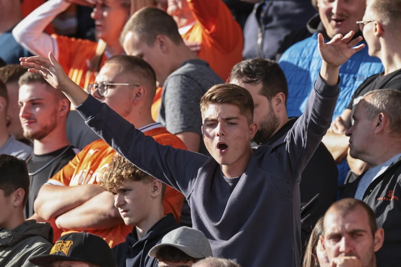 Blackpool fans enjoyed the 4-1 victory over Reading.