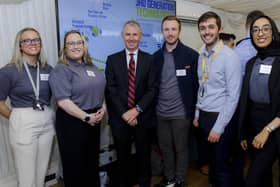 Ribble valley MP Nigel Evans met BAE apprentices at Westminster