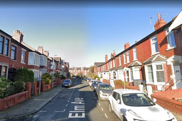 The row broke out between neighbours in Elm Avenue, Blackpool