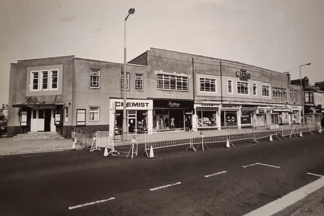 A familiar sight - the outside view of the complex in 1984