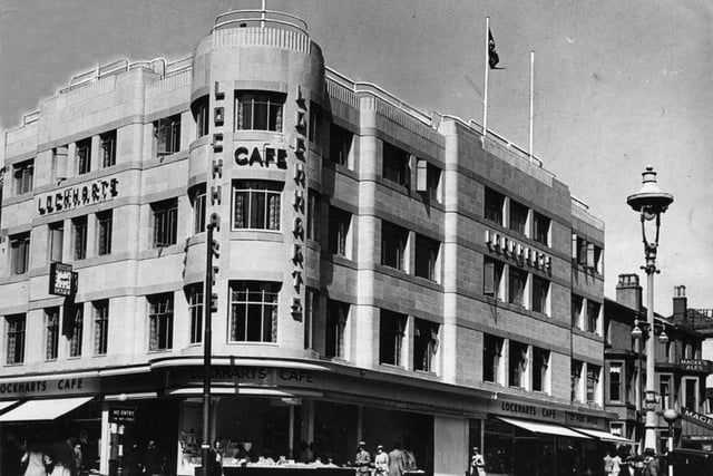 Lockharts Cafe, Bank Hey Street Blackpool, May 1937