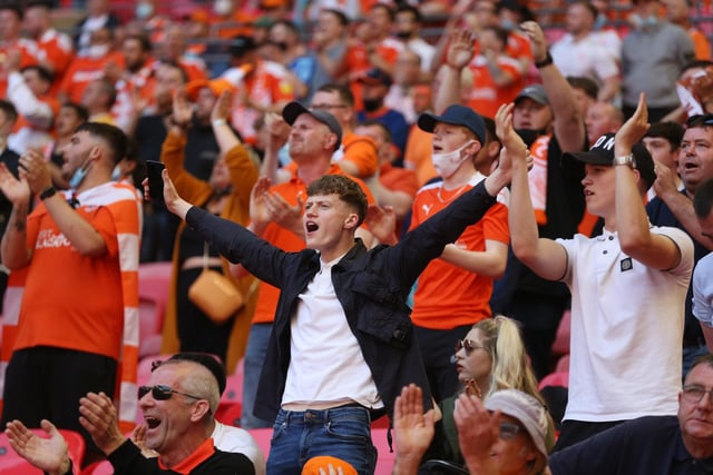 A limited number of Seasiders supporters were allowed to attend the League One play-off final on this day in 2021.