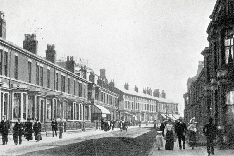 This is Topping Street, way back in 1904. Hardly recognisable!