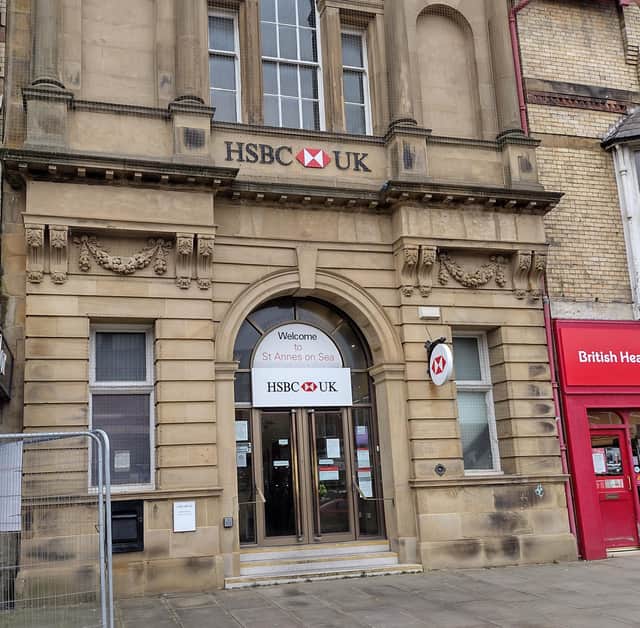 The HSBC branch in St Annes