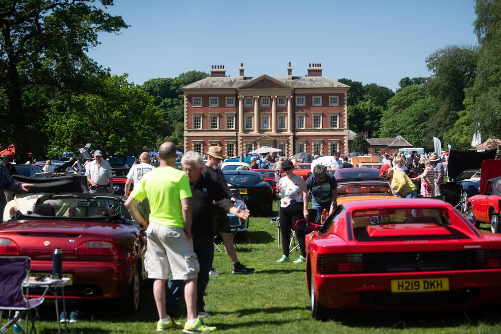 Conditions were perfect for the Classic and Performance Motor Show at Lytham Hall.