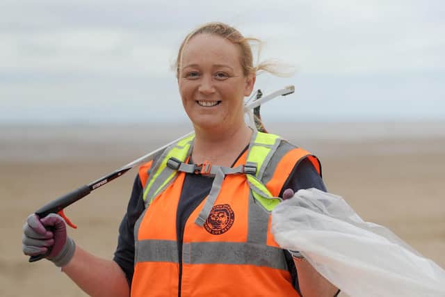 Tracey Hope, co-ordinator of the volunteer litter pickers.