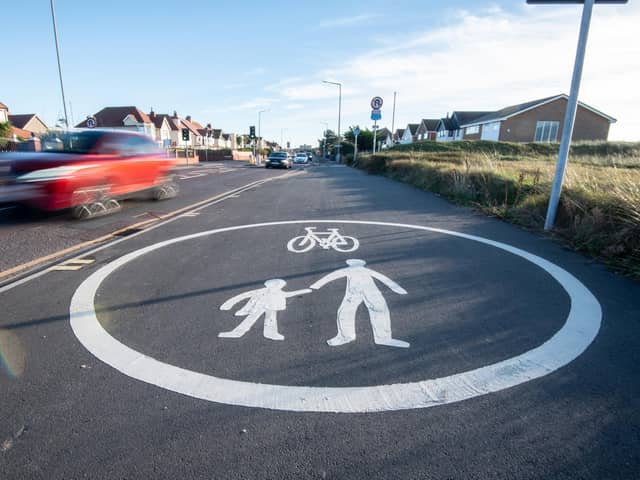 The cycleway on Clifton Drive North currently runs from Squires Gate to Highbury Road West