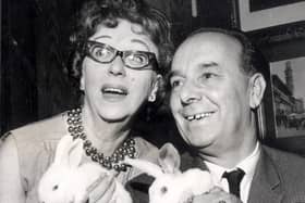 Freddie Frinton with Thora Hird at the Grand Theatre in 1965 for My Perfect Husband.