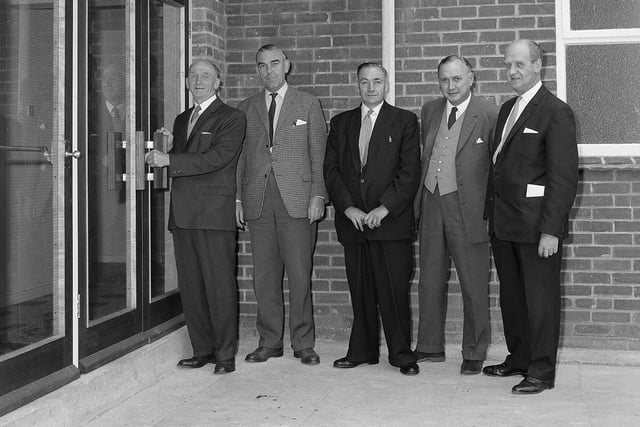Alder House opened in 1963 -  do you recognise any of these men?