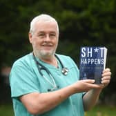 Former Blackpool Victoria Hospital consultant Noel Gavin with his debut novel