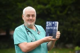 Former Blackpool Victoria Hospital consultant Noel Gavin with his debut novel