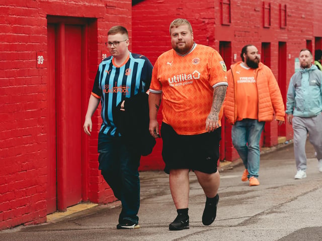 Seasiders supporters made the midweek trip to Oakwell.