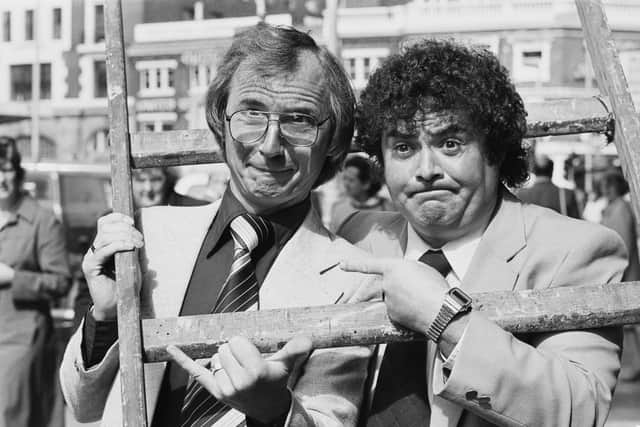 Syd Little and Eddie Large pictured in 1980