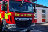 Two fire engines were called to a fire on a double decker bus in Dickson Road, Blackpool on Saturday
