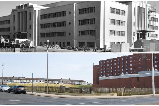 Derby Baths in its heyday. Demolished in the 1980s, the site remains empty to this day alongside the Grand Hotel