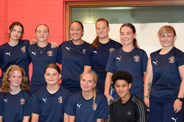 Blackpool FC Ladies have been working hard in pre-season Photo: Blackpool FC Community Trust