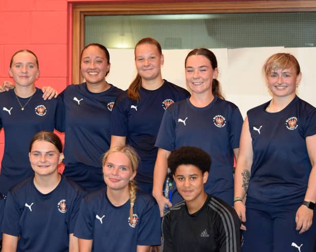 Blackpool FC Ladies have been working hard in pre-season Photo: Blackpool FC Community Trust