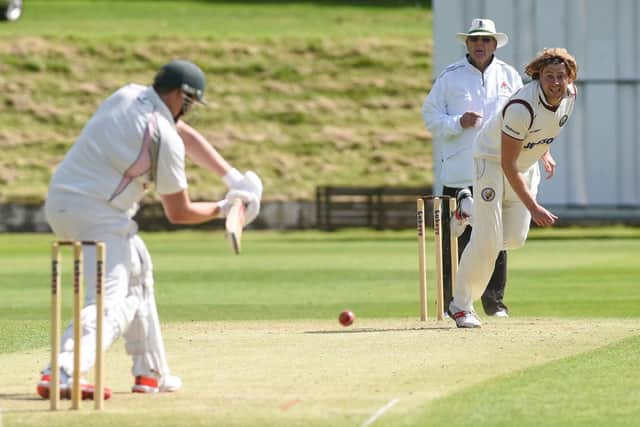 Tom Hessey (right) took centre stage with the bat as Lytham missed out on promotion