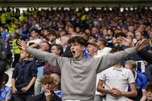 Number of Pompey fans present: 2,927