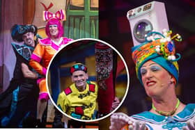 Pictures from the Aladdin Panto at Blackpool Grand. The show runs until 01 January 2024.
