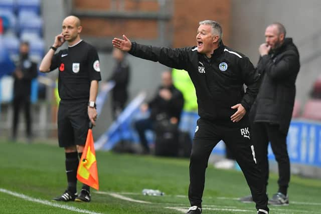 Wigan's interim boss Rob Kelly