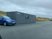 The cabin is awarfarin clinic which providespeople with regular blood tests.