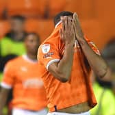 A dejected Curtis Nelson at the full-time whistle