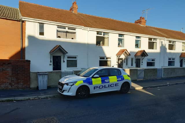 Forensic investigators visited the Brun Grove address yesterday and police have been parked outside the home for more than 24 hours