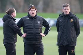 Fylde RFC's coaching staff saw the first XV's return to action delayed Picture: Daniel Martino