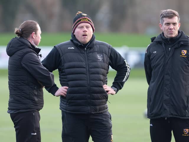 Fylde RFC's coaching staff saw the first XV's return to action delayed Picture: Daniel Martino