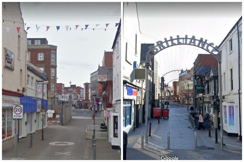 West Street is where the nightlife is and in the 2022 photo its entrance says 'Brilliance'
