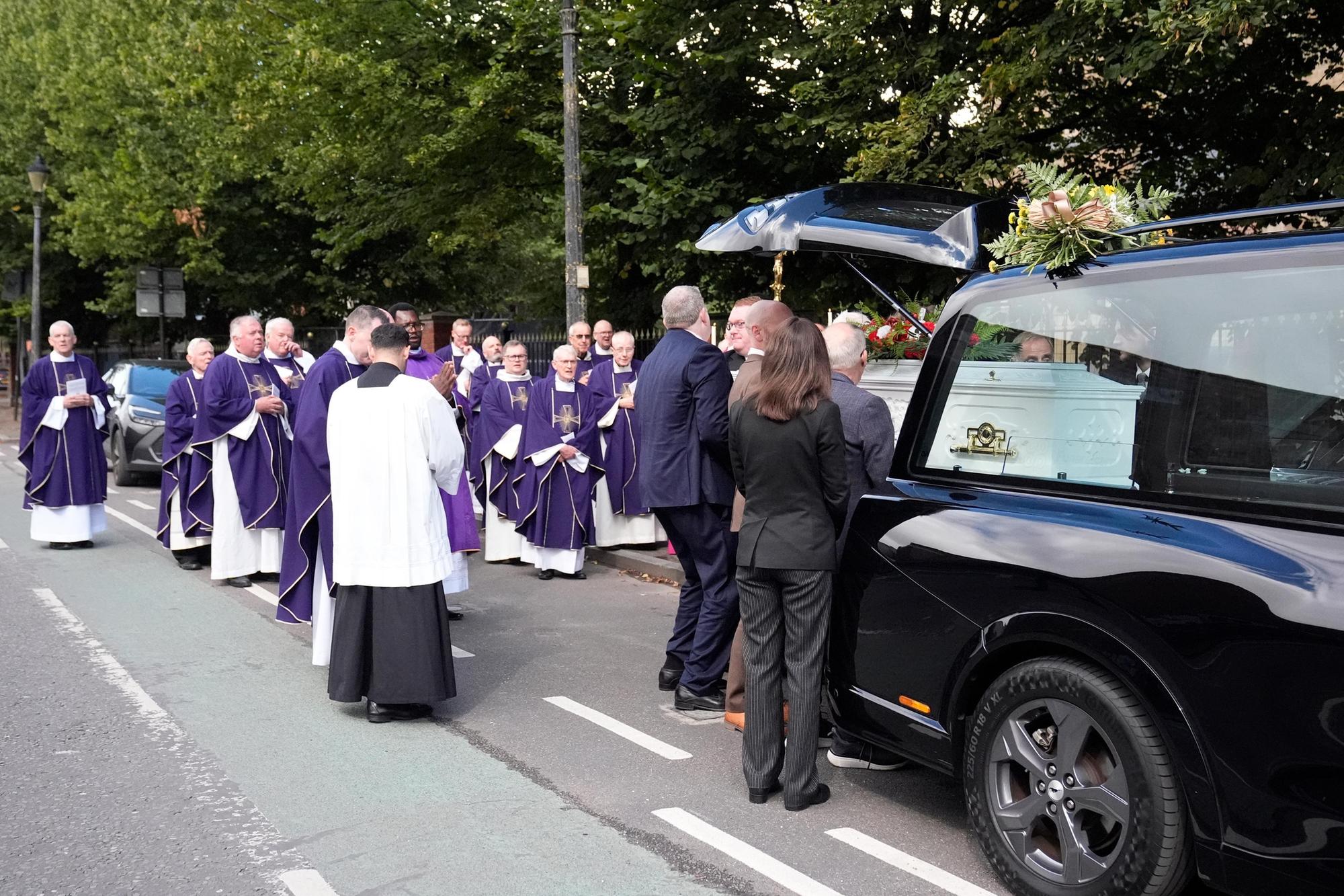 Much loved comedian Jimmy Cricket remembered as 'family man, hero, and champion' at funeral