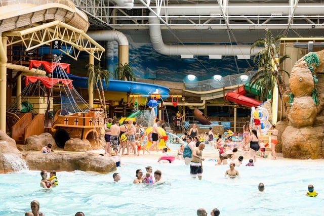 Enjoy the pools and slides at Blackpool Sandcastle where it's tropical all year round