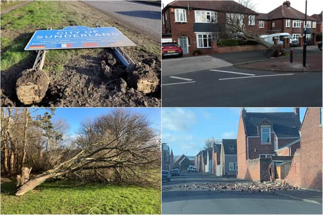 Storm Malik brought high winds to the region