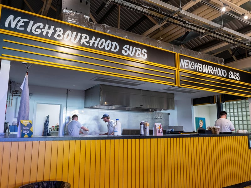 Interior of the refurbished Abingdon Street Market in Blackpool