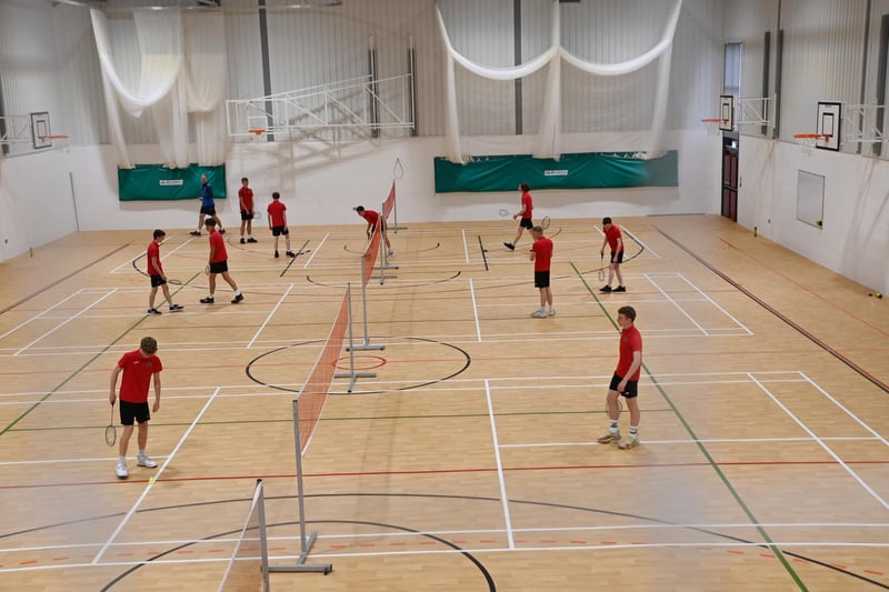 St Aidan's school finally has a dedicated sports hall after 60 years. It's one of the few schools in the country that, until recently, didn't have sports hall facilities.