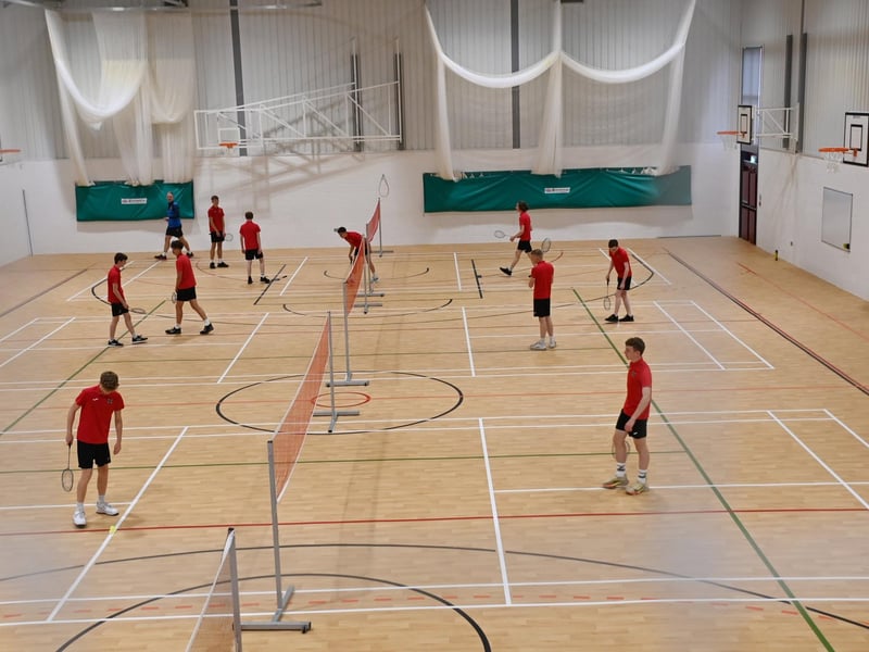 St Aidan's school finally has a dedicated sports hall after 60 years. It's one of the few schools in the country that, until recently, didn't have sports hall facilities.