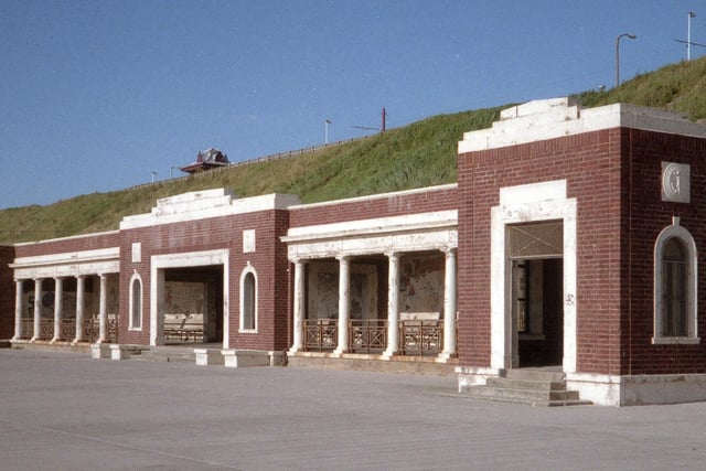 The Art Deco style sun parlour, designed by J C Robinson, and built on the Lower Walk at Bispham was quietly demolished in 2000