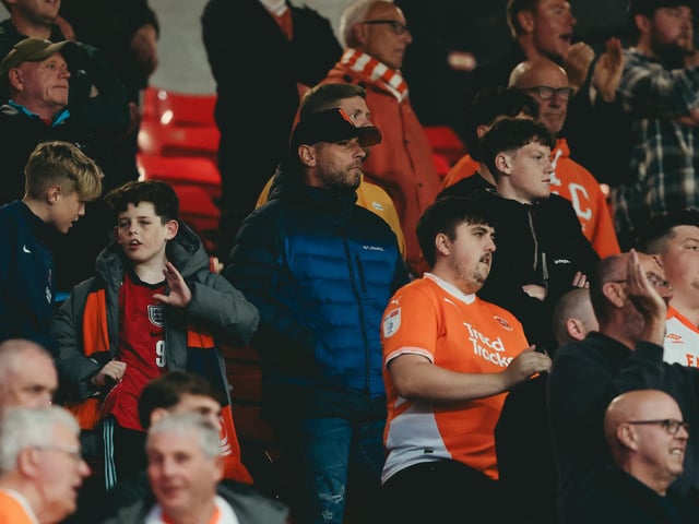 Seasiders supporters made the midweek trip to Oakwell.