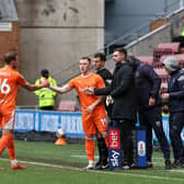 Jordan Rhodes was forced off through injury in the 22nd minute. He is doubtful for the remainder of the League One campaign. (Image: Camera Sport)