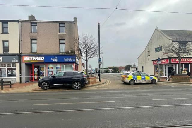 Mount Street was cordoned off as police dealt with an "ongoing incident"