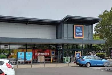 Aldi at Wesham which has undergone a makeover