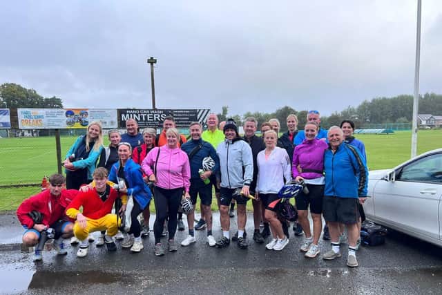 Fylde Financial Adviser’s Cycling Challenge raises £8000 for local youth charity. Photo: Questa