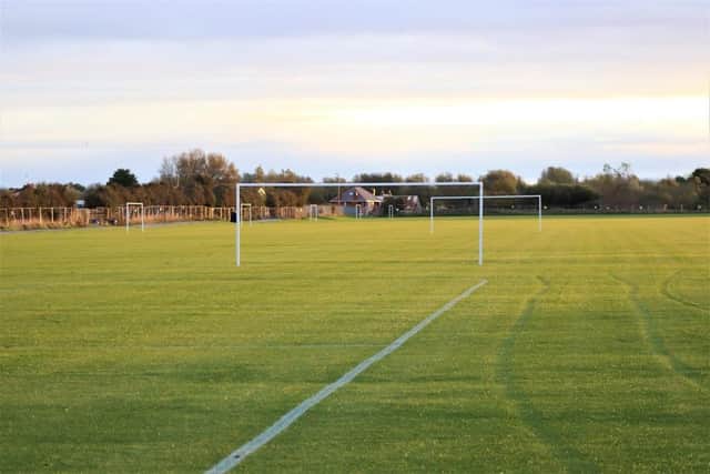 The new football pitches at the Blackpool Airport Enterprise Zone will be used for the Blackpool Cup